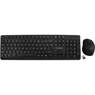 V7 PRO WIRELESS KEYBOARD MOUSE FR AZERTY FRENCH LASERED KEYCAP