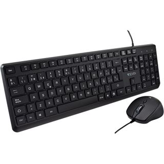 V7 USB PRO KEYBOARD MOUSE COMBO ES QWERTY ES SPANISH LASERED KEYCAP