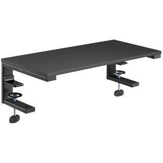 V7 DESKTOP MONITOR RISER STAND 3-IN-1 FREESTAND/CLAMP OR SHELF