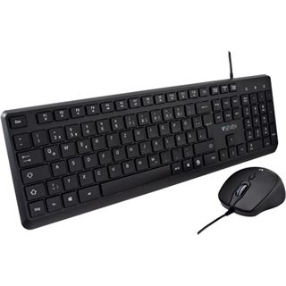 V7 USB PRO KEYBOARD MOUSE COMBO QWERTZ GERMAN LASERED KEYCAP