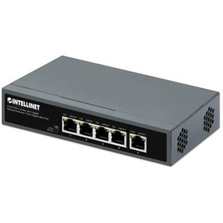 Intellinet 5-Port PoE++ Switch 4 Gb + 1 RJ45 Gb Uplink-Port