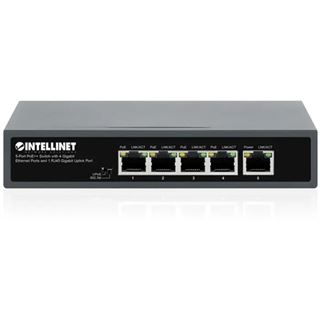 Intellinet 5-Port PoE++ Switch 4 Gb + 1 RJ45 Gb Uplink-Port
