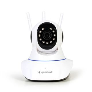 Gembird Smart Home WiFi-Kamera, 355°drehbar,1080p,weiß