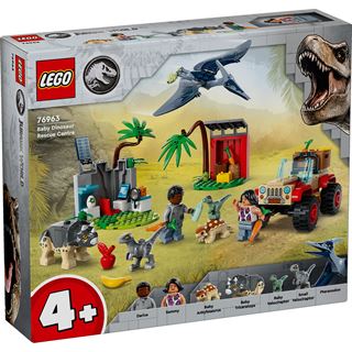 LEGO Jurassic World 76963 Rettungszentrum f&uuml;r Baby-Dinos,