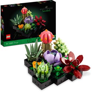 LEGO Botanicals 10309 Sukkulenten, Bauset mit Dekopflanzen