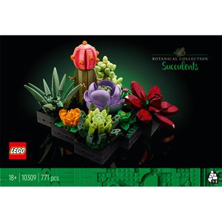 LEGO Botanicals 10309 Sukkulenten, Bauset mit Dekopflanzen