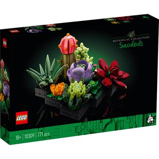 LEGO Botanicals 10309 Sukkulenten, Bauset mit Dekopflanzen