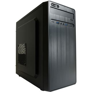 LC-Power 2017MB Mini Tower ohne Netzteil schwarz