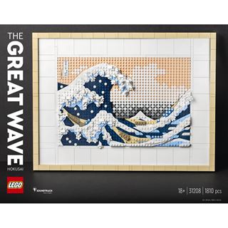 LEGO ART 31208 Hokusai  Große Welle, Japanische Wanddeko,