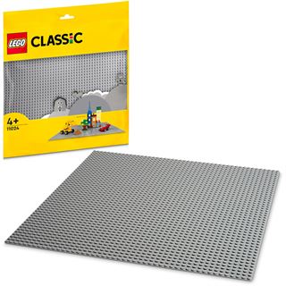 LEGO Classic 11024 Graue Bauplatte, Grundplatte für LEGO Sets,