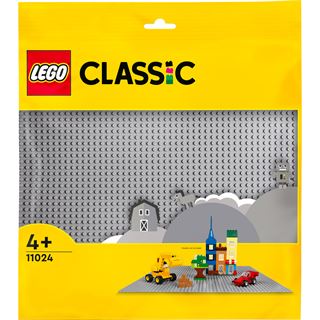 LEGO Classic 11024 Graue Bauplatte, Grundplatte für LEGO Sets,
