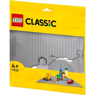 LEGO Classic 11024 Graue Bauplatte, Grundplatte für LEGO Sets,