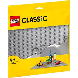 LEGO Classic 11024 Graue Bauplatte, Grundplatte für LEGO Sets,