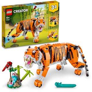 LEGO Creator 3in1 31129 Majest&auml;tischer Tiger, Tierfiguren-Set