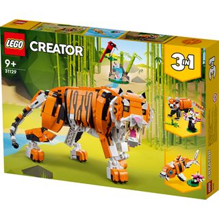 LEGO Creator 3in1 31129 Majest&auml;tischer Tiger, Tierfiguren-Set