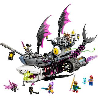 LEGO DREAMZzz 71469 Albtraum-Haischiff, baue das 2in1