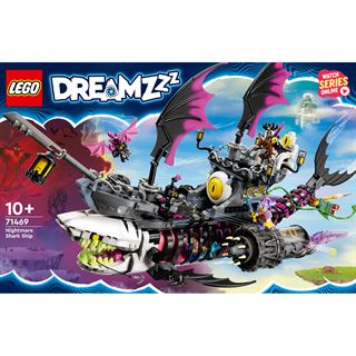 LEGO DREAMZzz 71469 Albtraum-Haischiff, baue das 2in1