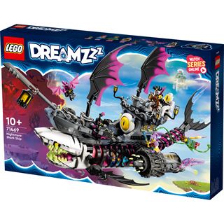 LEGO DREAMZzz 71469 Albtraum-Haischiff, baue das 2in1