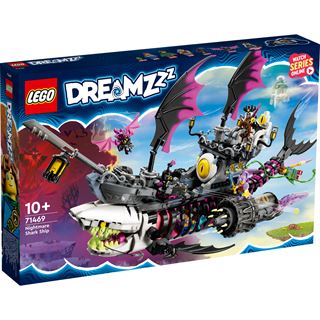 LEGO DREAMZzz 71469 Albtraum-Haischiff, baue das 2in1