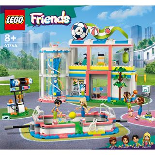 LEGO Friends 41744 Sportzentrum Bau-Spielzeug mit Fußballspielen