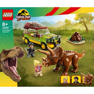 LEGO Jurassic Park 76959 Triceratops-Forschung, Dinosaurier Spielzeug