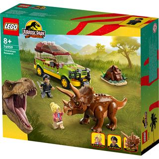 LEGO Jurassic Park 76959 Triceratops-Forschung, Dinosaurier Spielzeug