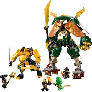 LEGO NINJAGO 71794 Lloyds und Arins Training-Mechs mit Action-Figuren