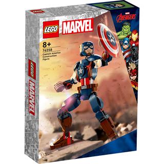 LEGO Marvel 76258 Captain America Baufigur aus Avengers, Spielzeug