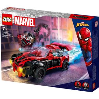 LEGO Marvel 76244 Miles Morales vs. Morbius, Spider-Man Spielzeugauto