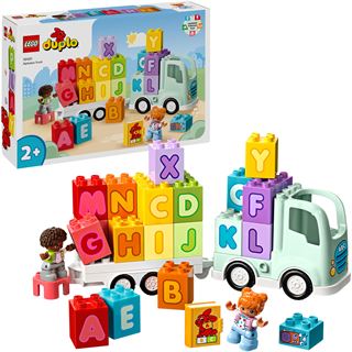 LEGO DUPLO 10421 ABC-Lastwagen, Lernspielzeug mit LKW-Spielzeug