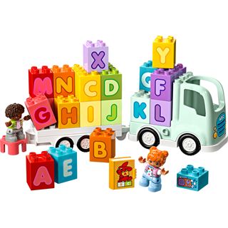 LEGO DUPLO 10421 ABC-Lastwagen, Lernspielzeug mit LKW-Spielzeug