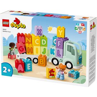 LEGO DUPLO 10421 ABC-Lastwagen, Lernspielzeug mit LKW-Spielzeug