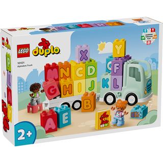 LEGO DUPLO 10421 ABC-Lastwagen, Lernspielzeug mit LKW-Spielzeug