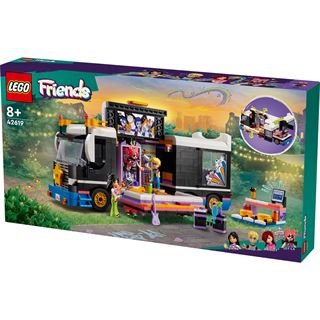 LEGO Friends 42619 Popstar-Tourbus, Musik-Set mit LKW-Spielzeug und