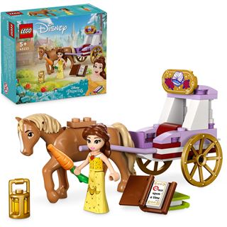 LEGO Disney Princess 43233 Belles Pferdekutsche, Pferde-Spielzeug
