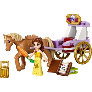 LEGO Disney Princess 43233 Belles Pferdekutsche, Pferde-Spielzeug