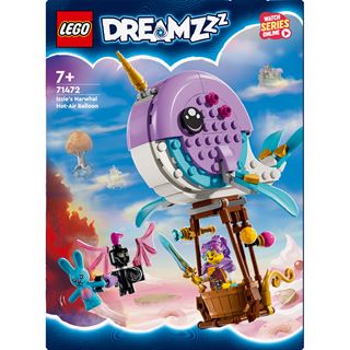 LEGO DREAMZzz 71472 Izzies Narwal-Heißluftballon,