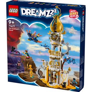 LEGO DREAMZzz 71477 Turm des Sandmanns, Schloss-Spielzeug mit