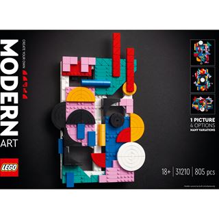 LEGO ART 31210 Moderne Kunst Set, Wandbild zum Bauen für