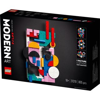LEGO ART 31210 Moderne Kunst Set, Wandbild zum Bauen für