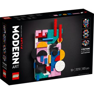 LEGO ART 31210 Moderne Kunst Set, Wandbild zum Bauen für