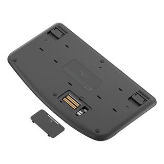 Logitech Wave Keys USB 2.4GHz Bluetooth Deutsch Graphite (kabellos)