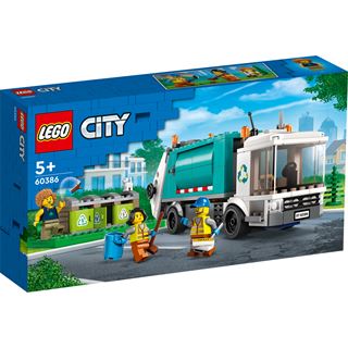 LEGO City 60386 Müllabfuhr, Müllwagen Spielzeug für
