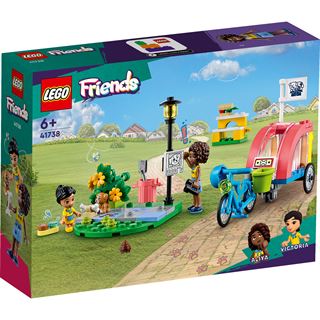 LEGO Friends 41738 Hunde-Rettungsfahrrad, Tier-Spielzeug mit Welpe
