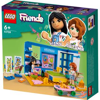 LEGO Friends 41739 Lianns Zimmer, Mini-Puppen und Spielzeug-Tier-Set