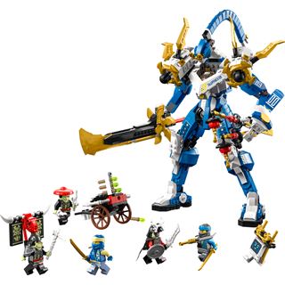 LEGO NINJAGO 71785 Jays Titan-Mech, Ninja Spielzeug für Jungen