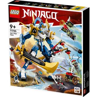 LEGO NINJAGO 71785 Jays Titan-Mech, Ninja Spielzeug für Jungen