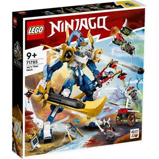 LEGO NINJAGO 71785 Jays Titan-Mech, Ninja Spielzeug für Jungen