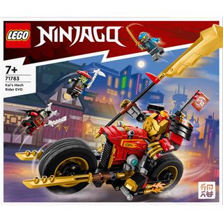 LEGO NINJAGO 71783 Kais Mech-Bike EVO, Ninja Motorrad Spielzeug
