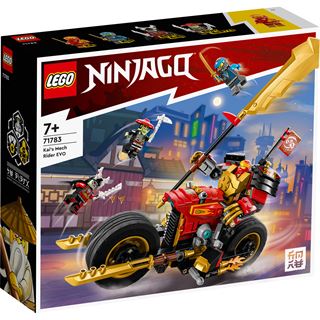 LEGO NINJAGO 71783 Kais Mech-Bike EVO, Ninja Motorrad Spielzeug